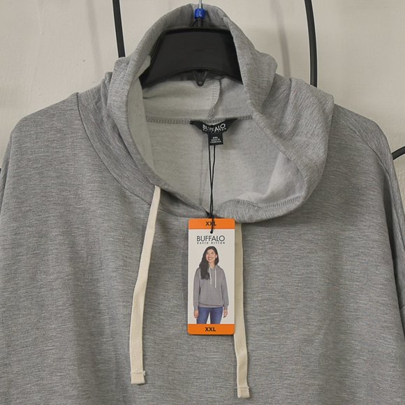 Buffalo David Bitton Tops - Buffalo Ladies Hoodie  GRAY